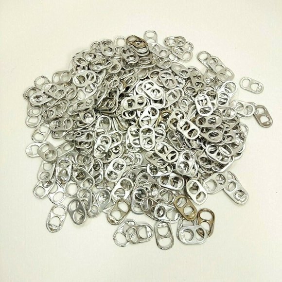 Soda Can Aluminum Tabs School Projects Art & Crafts Jewelry Making Eco Friendly - Picture 2 of 5